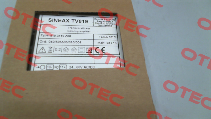 SINEAX TV819 / 819-311 Camille Bauer