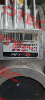 VF 49 U 10 P71 B14 B3 Bonfiglioli
