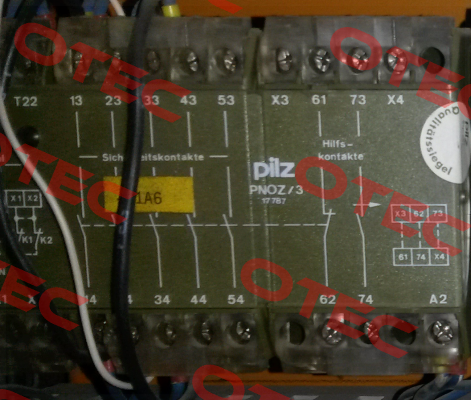 PNOZ/3  17787 - obsolete replaced by  750104+750107  Pilz