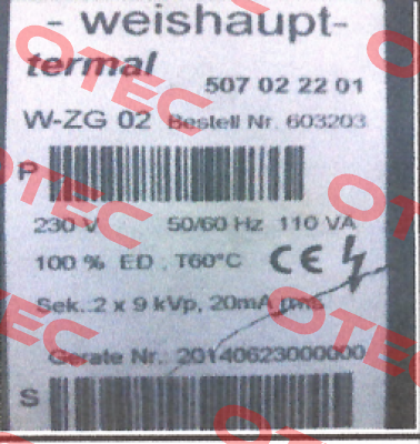 603226 Weishaupt