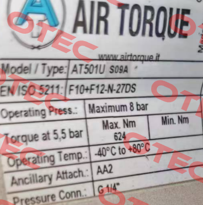 B10- AT501US09AF10+F12 27DS-000 Air Torque