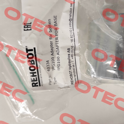 Nr. 40334 Type TFG100 Rehobot