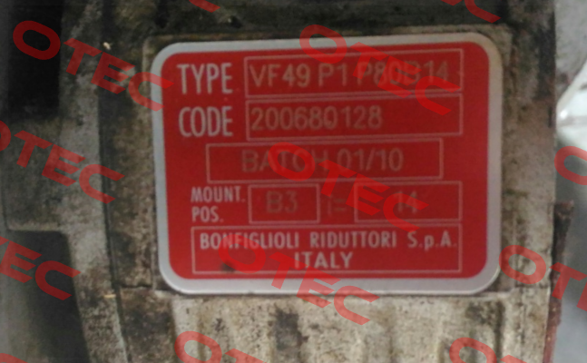 VF 49 P1 14 P80 B14 Bonfiglioli