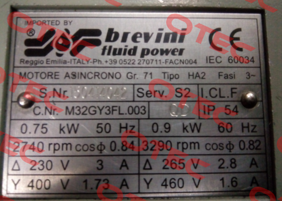 M32GY3FL.003  Brevini