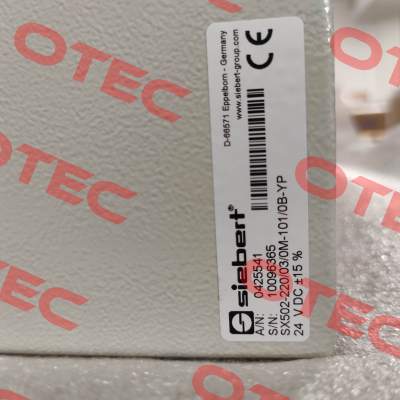 SX502-220/03/0M-101/0B-YP Siebert