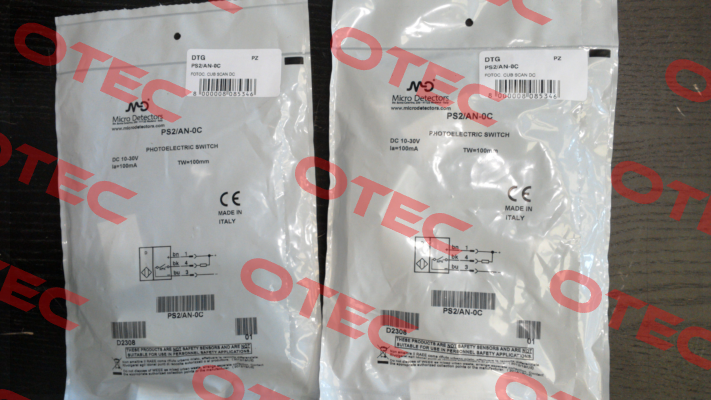 PS2/AN-0C Micro Detectors / Diell (now Datasensing)