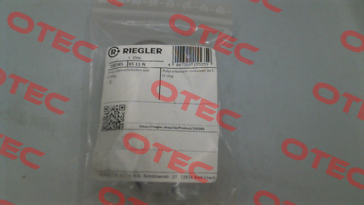 Type KS 11 N, code 100385 Riegler