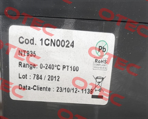 P/N: 1CN0131 Type: NT935 Tecsystem