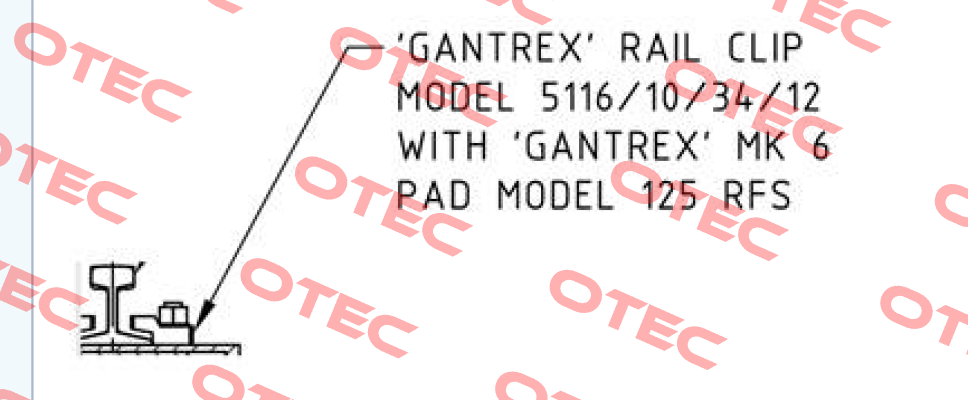 GANTREX RailLok BG10/BN fvz Gantrex