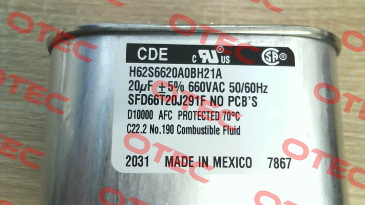H62S6620A0BH21A Aerovox