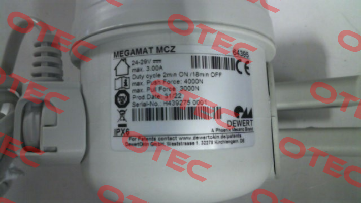 Megamat MCZ 64395 DEWERT