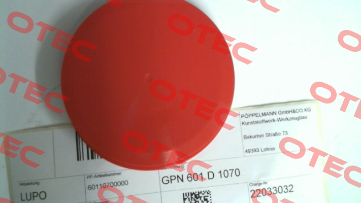 GPN 601 D 1070 Poppelmann