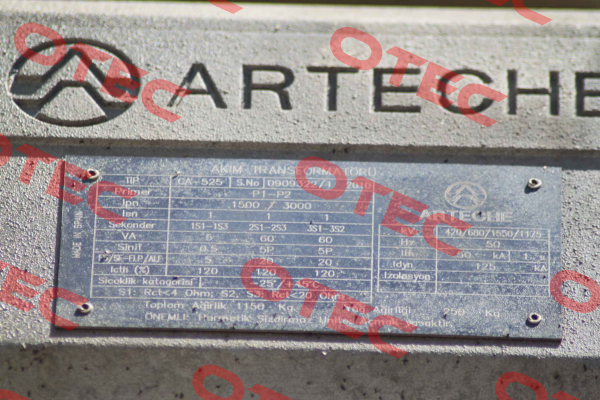 CA-525 S/N:0909322/1 2010  Arteche
