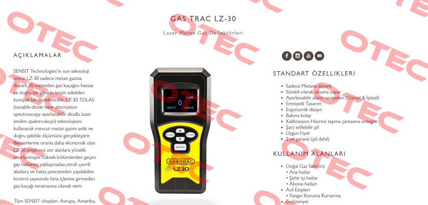GAS Trac LZ30 Sensit