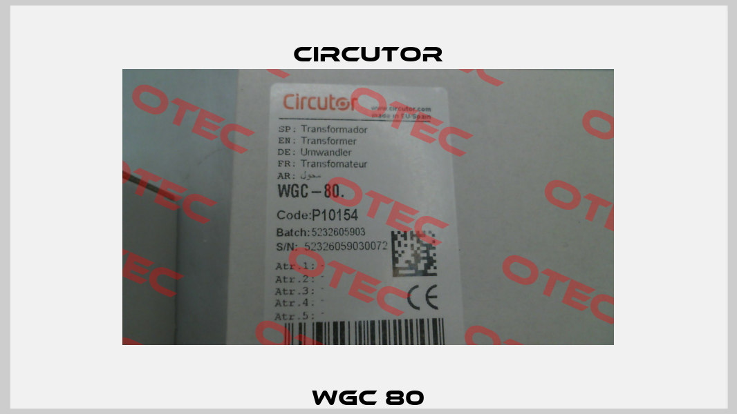 WGC 80 Circutor