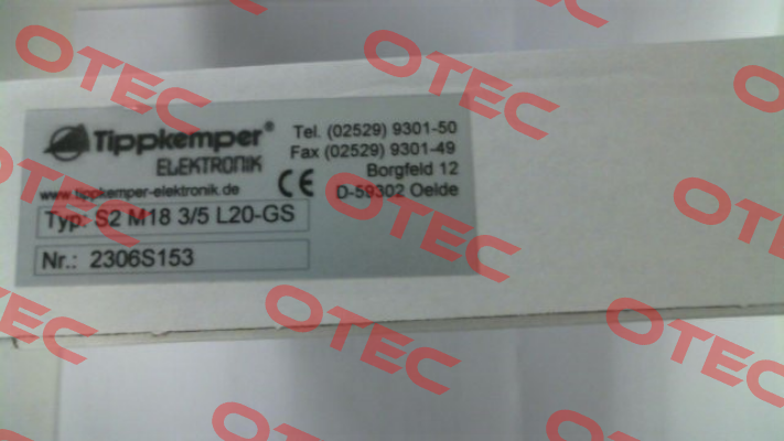 S2 M18 3/5 L20-GS Tippkemper