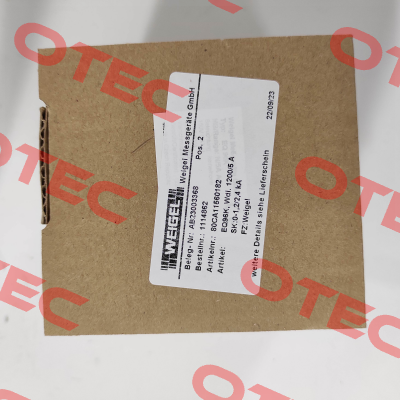 80CA11560182 Weigel