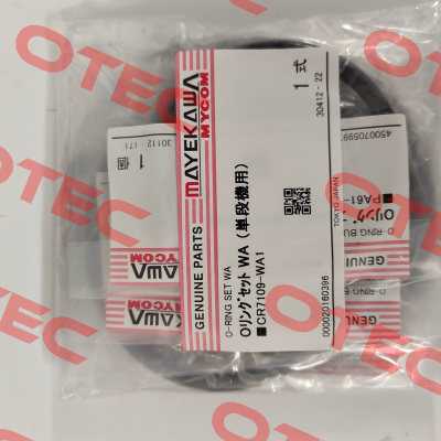 107623 - O-ring set (BUNA- N) WA Mycom