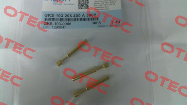 GKS-103-0086 / GKS-103 206 400 A 3002 Ingun