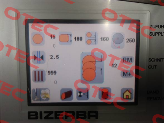 TOUCH-PANEL KPL. A500 Bizerba