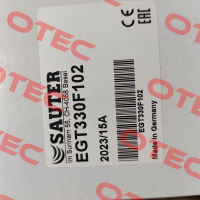EGT330F102 Sauter