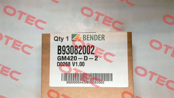 Nr. B93082002, Type: GM420-D-2 Bender