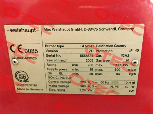 601150 Weishaupt