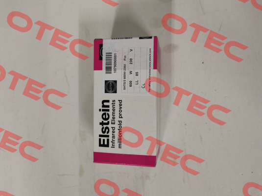 SHTS/2 600 W 230 V Elstein